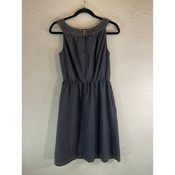 Emma & Michele Denim Sleeveless Dress‎ with Pockets Size 10 - Picture 3 of 6